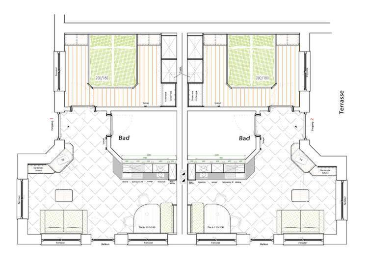 Apartmán Schwarzplatterhof Merano Pokoj fotografie